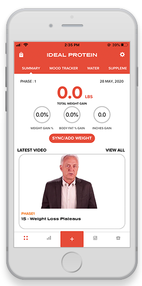 Ideal Protein App Sample